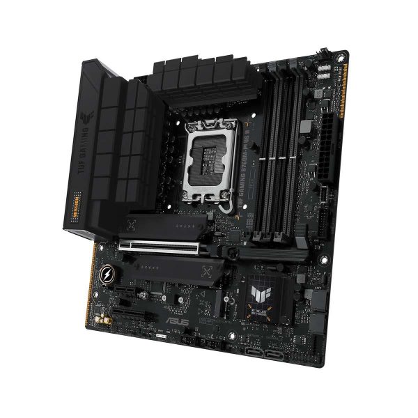 4711387469798 Płyta Asus TUF GAMING B760M-PLUS II /B760/DDR5/SATA3/M.2/USB3.2/PCIe5.0/s.1700/mATX  - Incom Group
