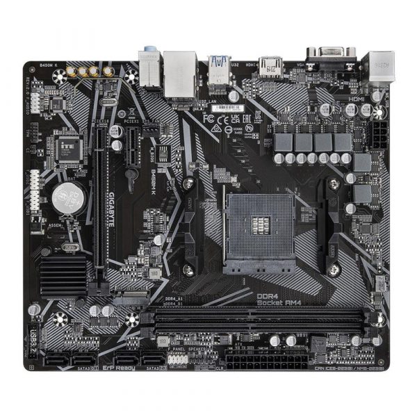 Płyta Gigabyte B450M K (rev. 2.0) /AMD B450/DDR4/SATA3/M.2/USB3.0/PCIe3.0/AM4/mATX 4719331849801  - Incom Group
