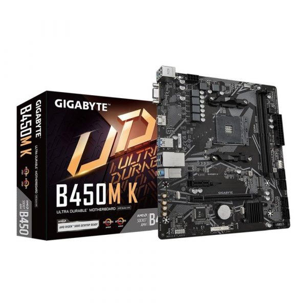  - Incom Group
 Płyta Gigabyte B450M K (rev. 2.0) /AMD B450/DDR4/SATA3/M.2/USB3.0/PCIe3.0/AM4/mATX 4719331849801