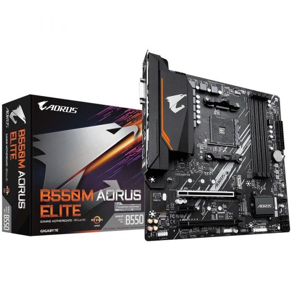  - Incom Group
 4719331809546 Płyta Gigabyte B550M AORUS ELITE /AMD B550/DDR4/SATA3/M.2/USB3.1/PCIe4.0/AM4/mATX