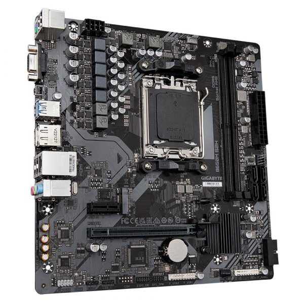 4719331856298 Płyta Gigabyte B650M S2H (rev. 1.0) /AMD B650/DDR5/SATA3/M.2/PCIe4.0/AM5/mATX  - Incom Group
