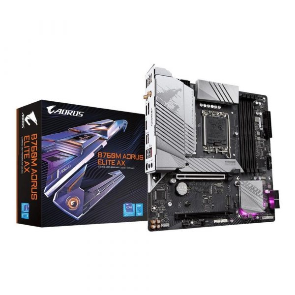  - Incom Group
 4719331851309 Płyta Gigabyte B760M AORUS ELITE AX 1.0 /B760/DDR5/SATA3/M.2/USB3.2/PCIe4.0/WiFi/BT/s.1700/mATX