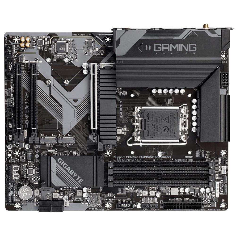  - Incom Group
 Płyta Gigabyte B760 GAMING X AX /B760/DDR5/SATA3/M.2/USB3.1/PCIe4.0/WiFi/BT/s.1700/ATX 4719331851774