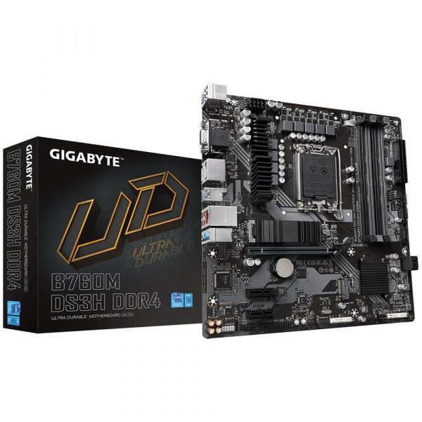 Płyta Gigabyte B760M DS3H DDR4 /B760/DDR4/SATA3/M.2/USB3.1/PCIe4.0/s.1700/mATX  - Incom Group
 4719331850876