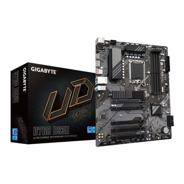 Płyta Gigabyte B760 DS3H /B760/DDR5/SATA3/M.2/USB3.2/PCIe4.0/s.1700/ATX 4719331853136  - Incom Group
