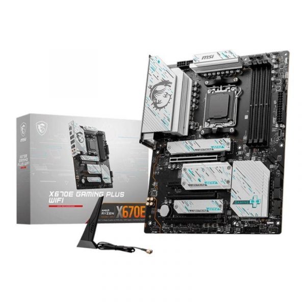 Płyta MSI X670E GAMING PLUS WIFI /AMD X670/DDR5/SATA3/M.2/USB3.2/WiFi/BT/PCIe5.0/AM5/ATX 4711377170345  - Incom Group
