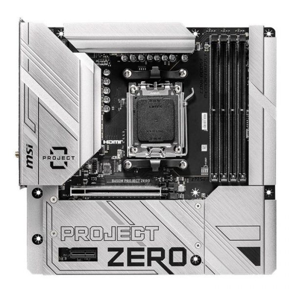 Płyta MSI B650M PROJECT ZERO /AMD B650/DDR5/SATA3/M.2/USB3.2/WiFi/BT/PCIe4.0/AM5/mATX 4711377126649  - Incom Group
