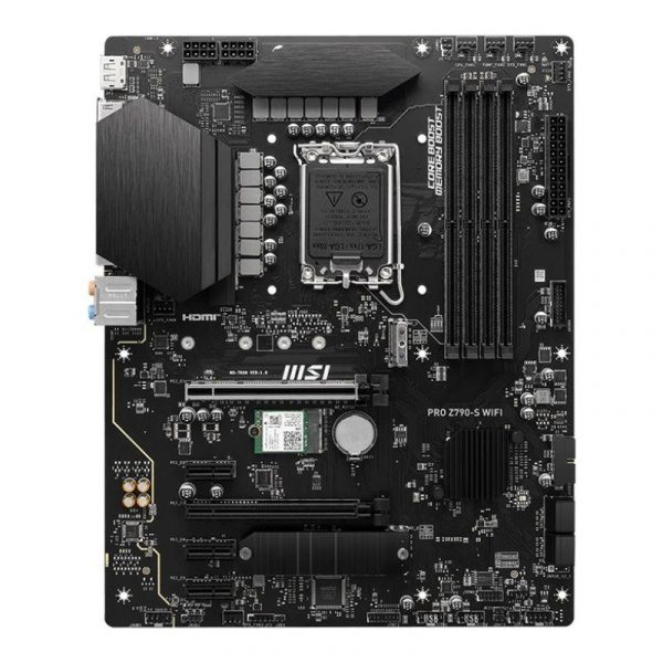  - Incom Group
 Płyta MSI PRO Z790-S WIFI /Z790/DDR5/SATA3/M.2/USB3.2/WiFi/BT/PCIe5.0/s.1700/ATX 4711377119603