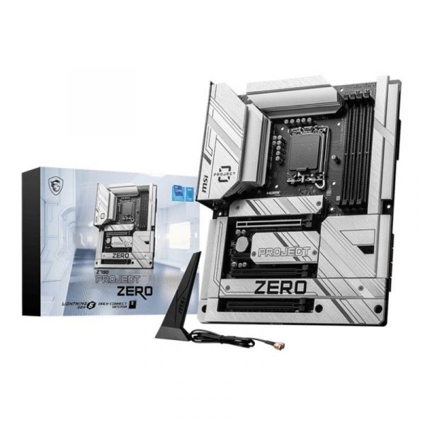 Płyta MSI Z790 PROJECT ZERO /Z790/DDR5/SATA3/M.2/USB3.2/WiFi/BT/PCIe5.0/s.1700/ATX  - Incom Group
 4711377154024