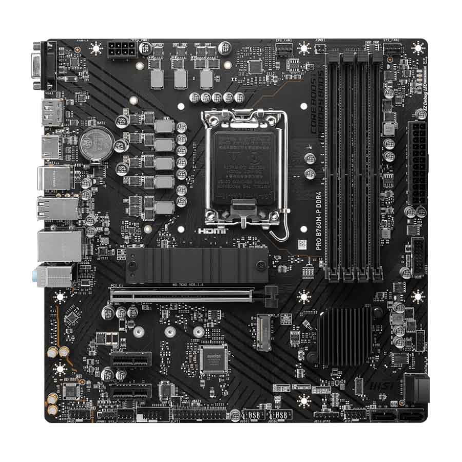 Płyta MSI PRO B760M-P DDR4 /B760/DDR4/SATA3/M.2/USB3.1/PCIe4.0/s.1700/mATX  - Incom Group
 4711377030991