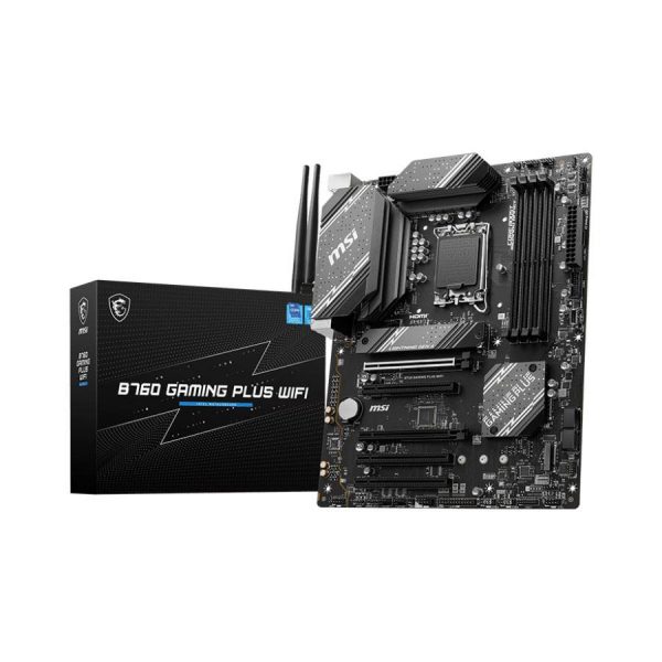 Płyta MSI B760 GAMING PLUS WIFI /B760/DDR5/SATA3/M.2/USB3.2/WiFi/BT/PCIe4.0/s.1700/ATX  - Incom Group
 4711377086561