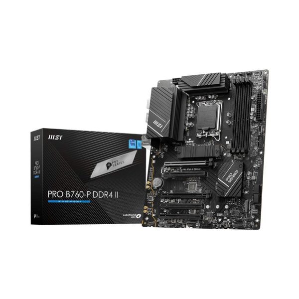 4711377128889 Płyta MSI PRO B760-P DDR4 II /B760/DDR4/SATA3/M.2/USB3.1/PCIe4.0/s.1700/ATX  - Incom Group
