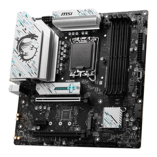 Płyta MSI B760M GAMING PLUS WIFI /B760/DDR5/SATA3/M.2/USB3.1/WiFi/BT/PCIe4.0/s.1700/mATX  - Incom Group
 4711377154017