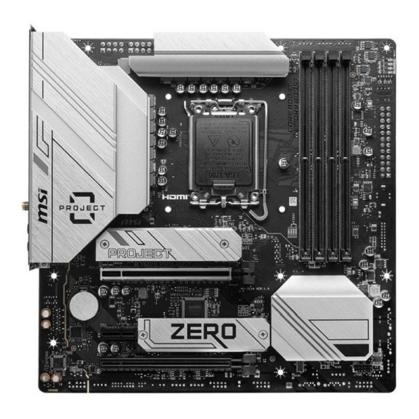  - Incom Group
 4711377143660 Płyta MSI B760M PROJECT ZERO /B760/DDR5/SATA3/M.2/USB3.2/WiFi/BT/PCIe5.0/s.1700/mATX