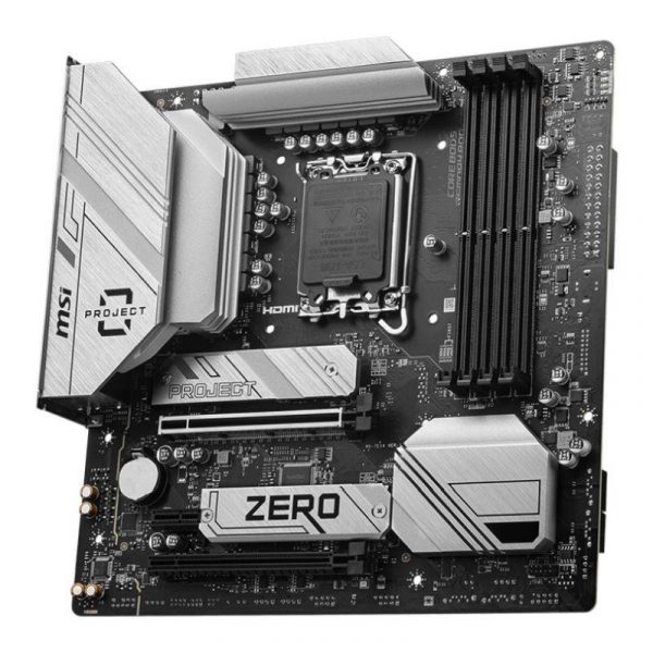 Płyta MSI B760M PROJECT ZERO /B760/DDR5/SATA3/M.2/USB3.2/WiFi/BT/PCIe5.0/s.1700/mATX  - Incom Group
 4711377143660