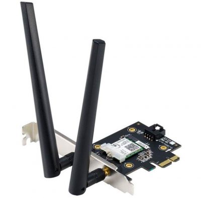  - Incom Group
 Karta sieciowa Asus PCE-AX3000 WiFi 6 802.11ax, Bluetooth 5, Dual Band, 160MHz, WPA3, OFDMA , MU-MIMO 4718017516396