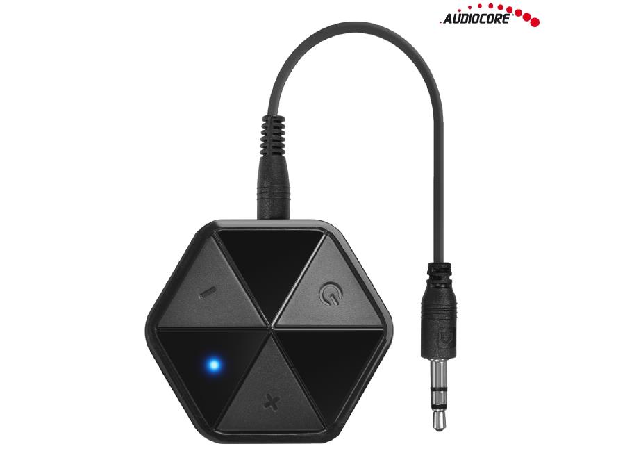 Adapter Bluetooth Audiocore AC815 odbiornik z klipsem HSP, HFP, A2DP, AVRCP 5902211109129  - Incom Group
