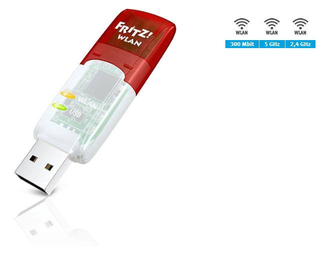 Karta sieciowa Wi-Fi FRITZ! WLAN USB Stick N v2.0 Dualband  - Incom Group
 4023125025914