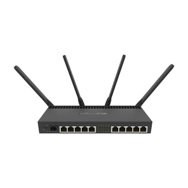  - Incom Group
 Router bezprzewodowy MikroTik hAP RB4011iGS+5HacQ2HnD-IN 10x 1GbE 1x SFP+ 10GbE 4752224002693