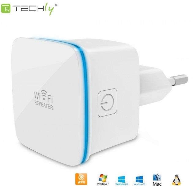 8054529028566  - Incom Group
 Wzmacniacz sygnału Wi-Fi Techly N300 Wall-Plug