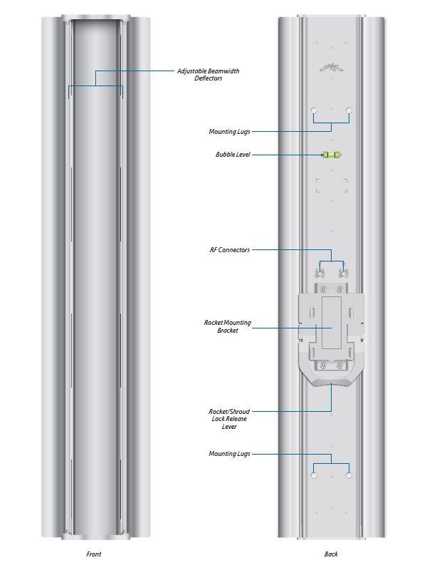 Antena UBIQUITI AM-V5G-Ti 0810354021015  - Incom Group
