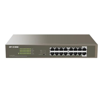 6932392829782 Switch niezarządzalny IP-COM By Tenda G1116P-16-150W 16x 1GbE PoE+ 250 W  - Incom Group
