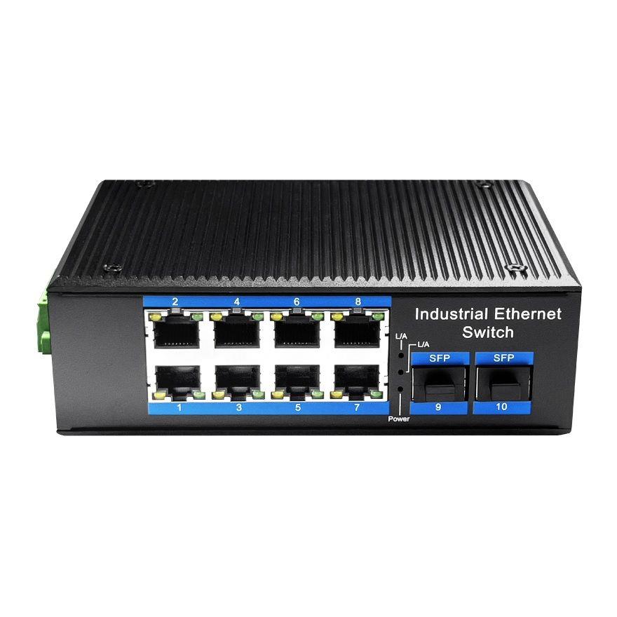  Switch niezarządzalny Cudy IG1005 8x10/100/1000Mbps PoE+ 2xSFP, DIN-rail  - Incom Group
