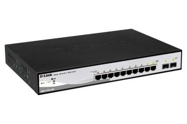 0790069467721  - Incom Group
 Switch zarządzalny 10-port D-LINK DGS-1210-10P 2xSFP 8xPOE