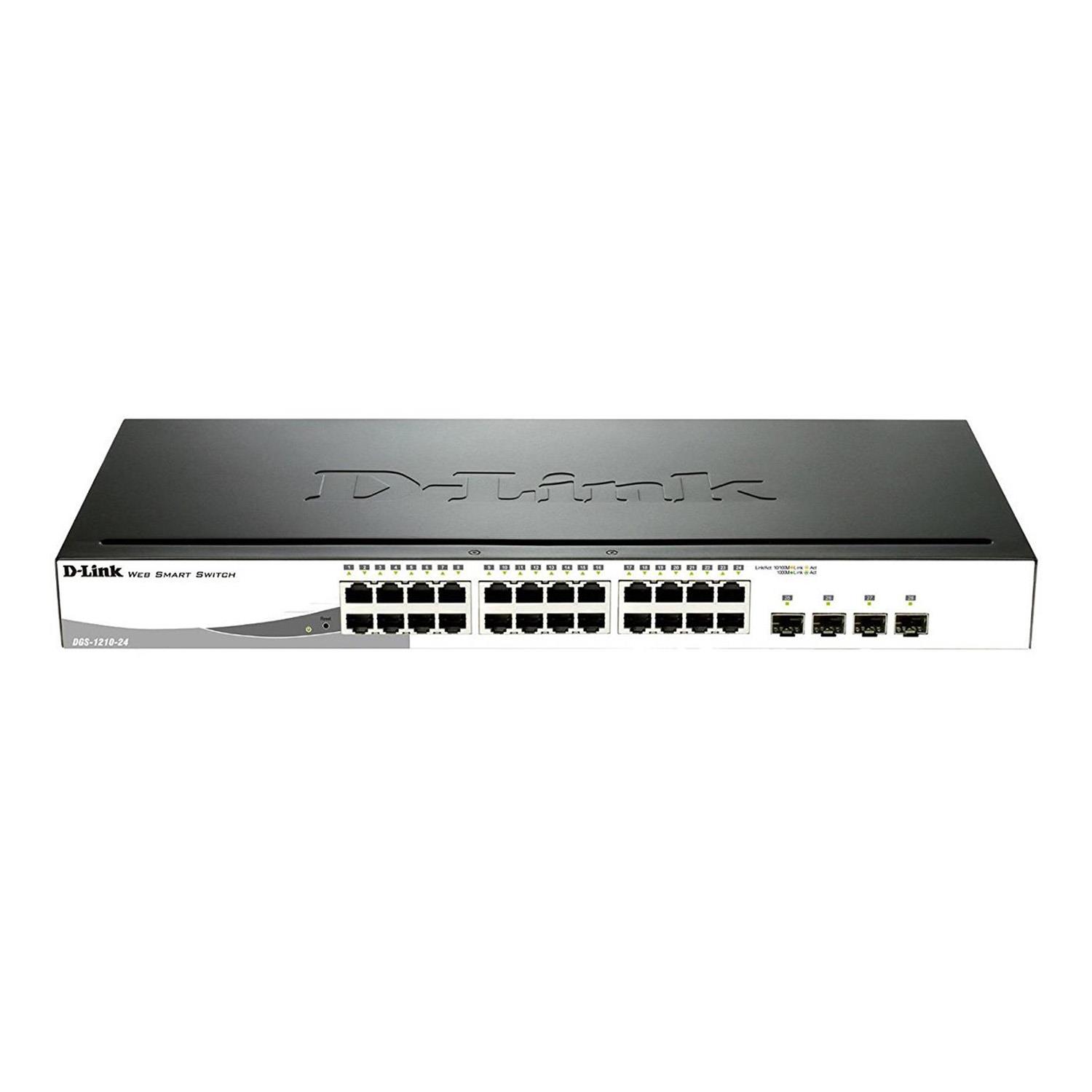 0790069467752 Switch zarządzalny 24-portowy D-LINK DGS-1210-24  - Incom Group
