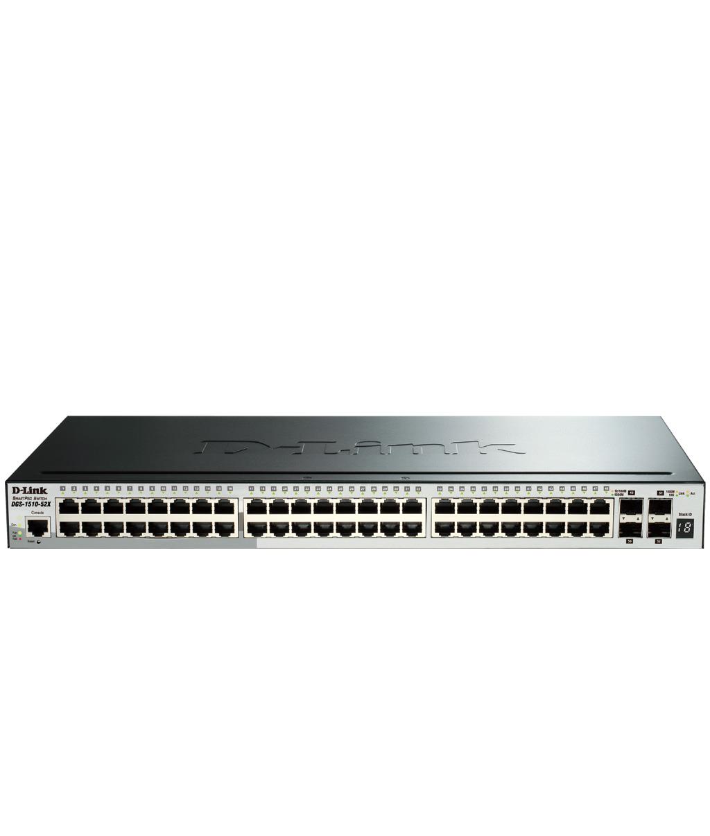 Switch zarządzalny D-Link DGS-1510-52X 48xGigabit 4xSFP+  - Incom Group
 790069467899