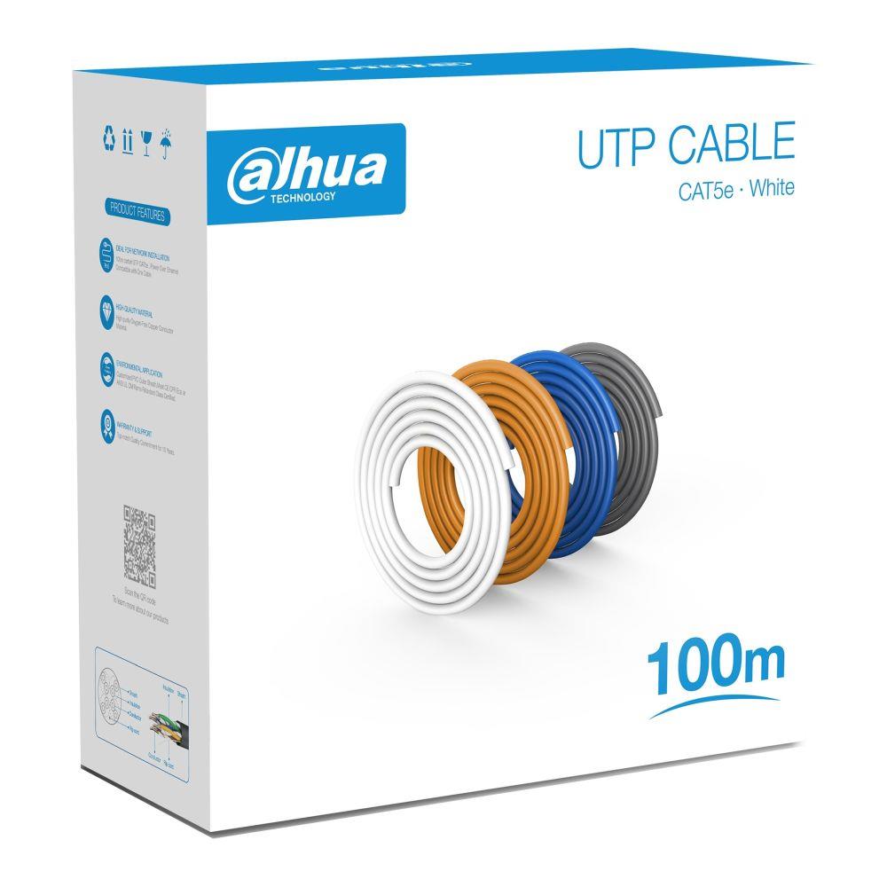  - Incom Group
  Kabel UTP Dahua Cat.5e 100m drut CU biały