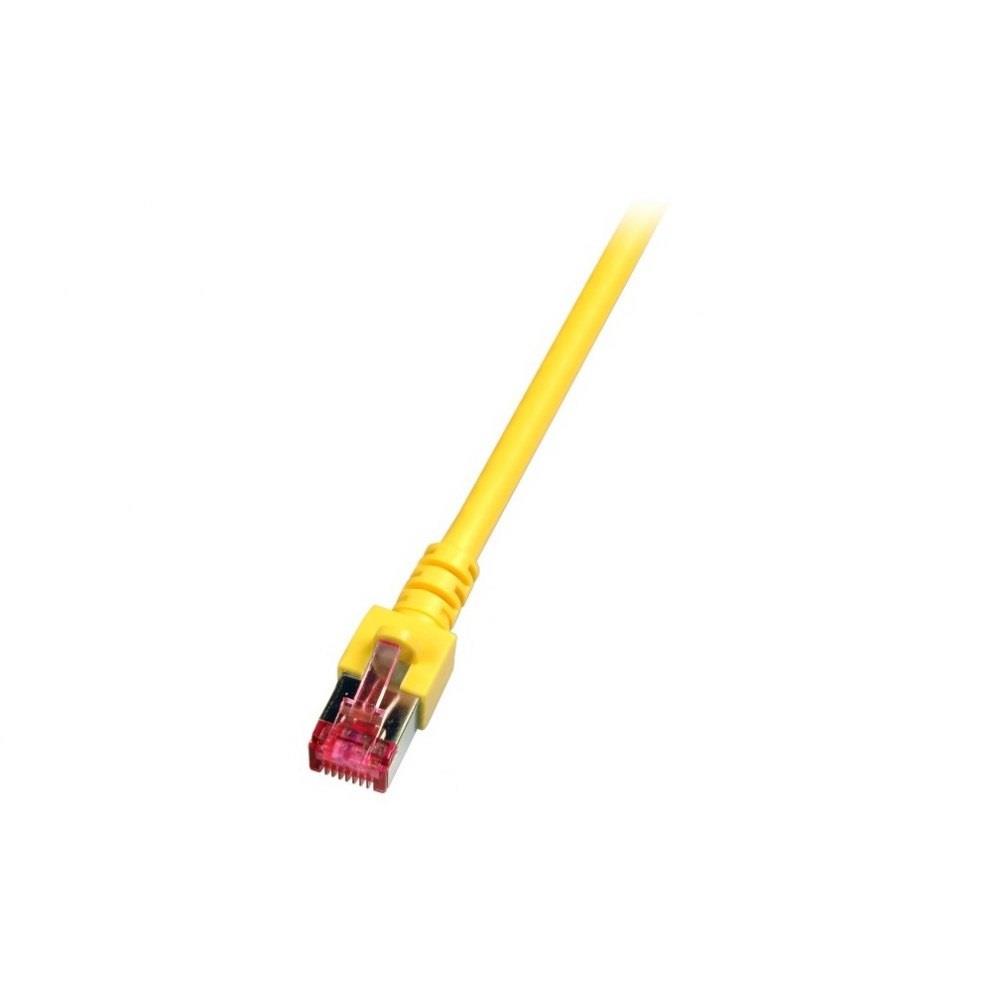 4049759021085 Patchcord 100% miedź EFB Cat.6 LSZH S/FTP, 1m, żółty  - Incom Group
