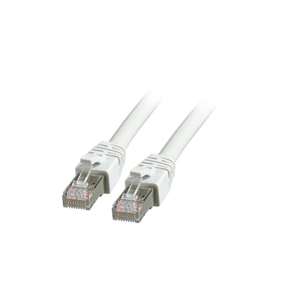 4049759215422 Patchcord 100% miedź EFB Cat.8.1 LSZH S/FTP, 1m, szary  - Incom Group
