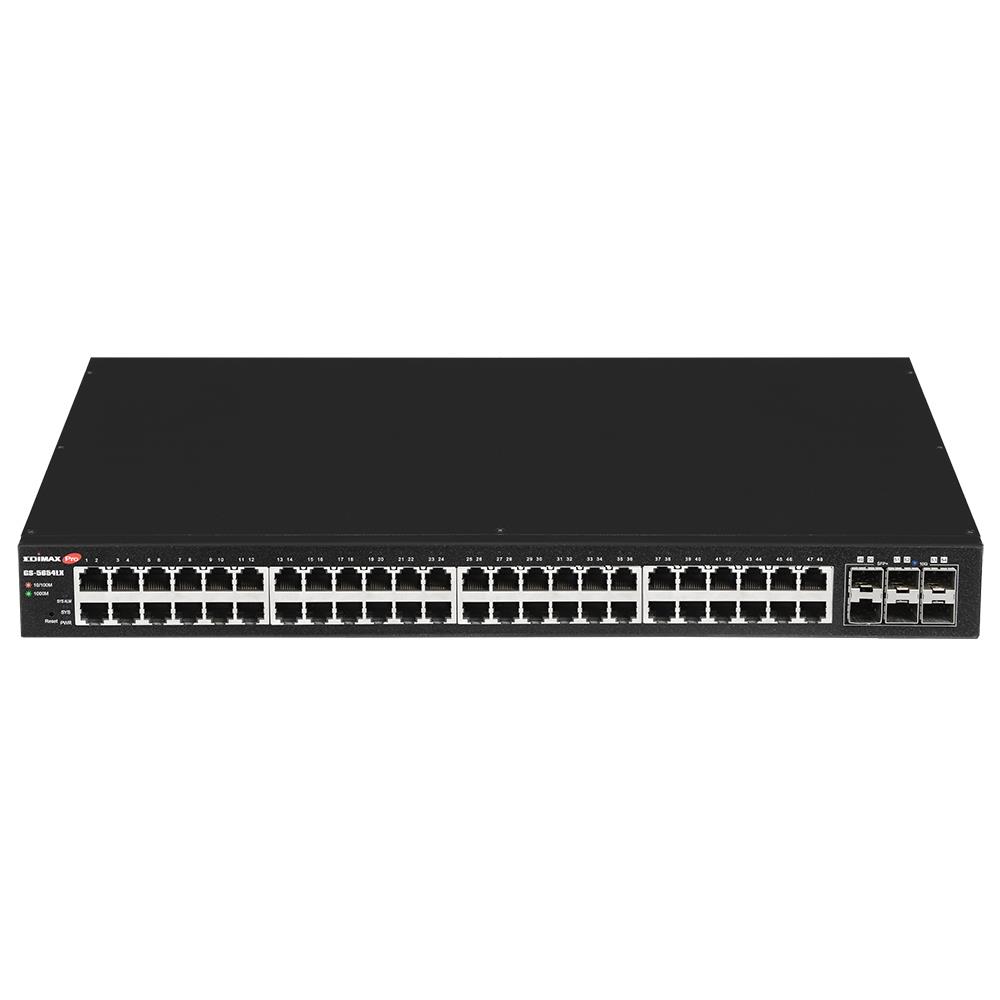  - Incom Group
 Switch zarządzalny Edimax GS-5654LX 54-port gigabit Web Smart z 6 10G portami SFP+ 