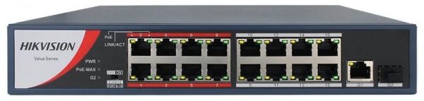  - Incom Group
 Switch niezarządzalny HIKVISION DS-3E0318P-E/M(B) PoE 16x10/100M Gigabit 2010000441404