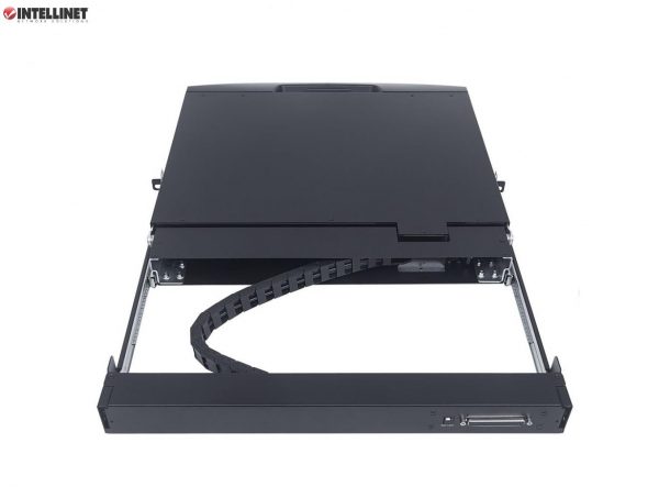 Konsola 17" KVM Intellinet Rack 19" z klawiaturą, touchpadem, czarna  - Incom Group
 0766623507622