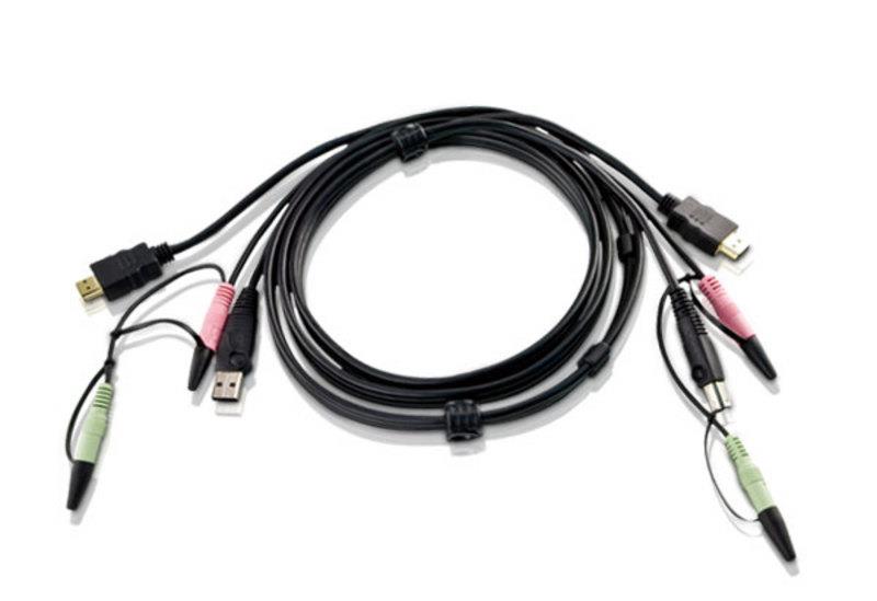 Kabel KVM ATEN 2L-7D02UH 1,8m USB/HDMI/Audio  - Incom Group
 4710423776838