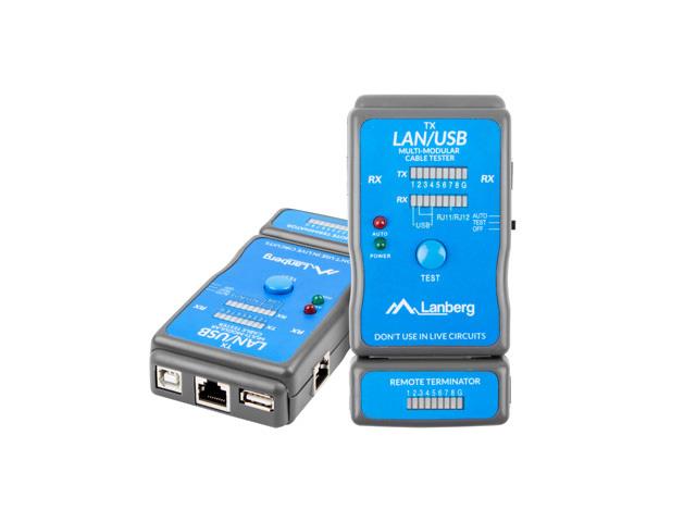  - Incom Group
 5901969419641 Tester kabli Lanberg NT-0403 RJ45, RJ11, USB