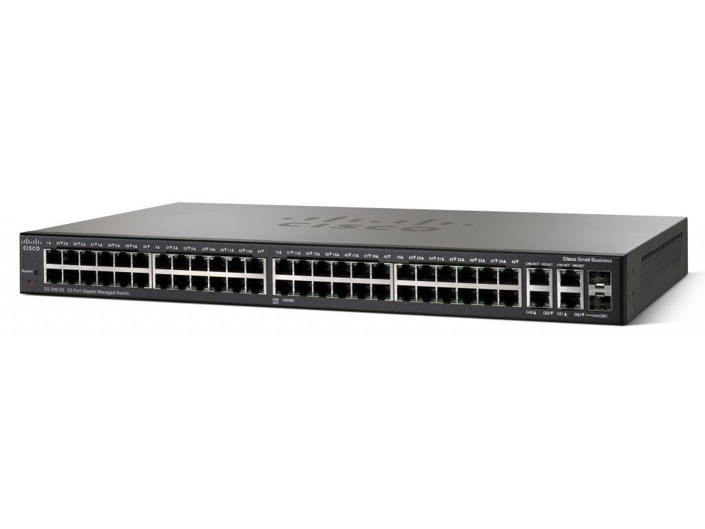  - Incom Group
 0882658296338 Switch zarządzalny Cisco SF300-48 48x10/100 2x1000 2xSFP Combo (SRW248G4-K9)