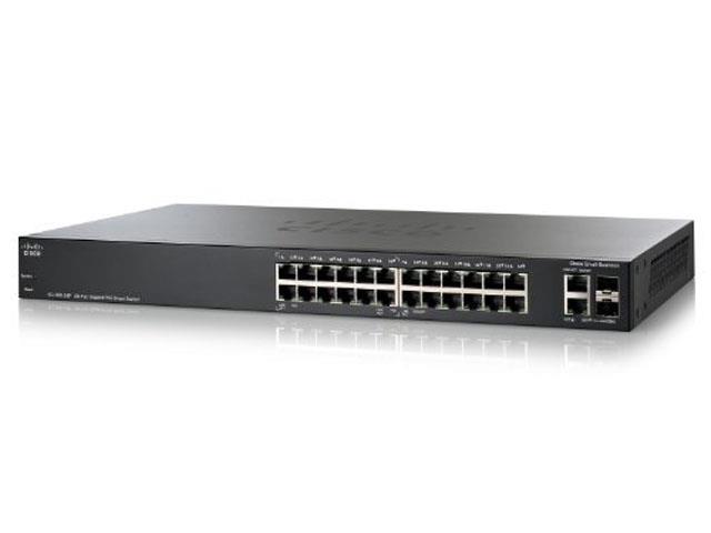   - Incom Group
 Switch zarządzalny Cisco SF200-24 24x100 2xSFP Combo Rack (SLM224GT)