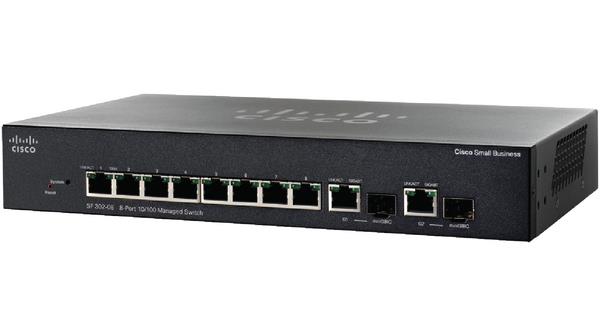 0882658296116  - Incom Group
 Switch zarządzalny Cisco SF302-08 8x100 2xSFP Combo (SRW208G-K9)