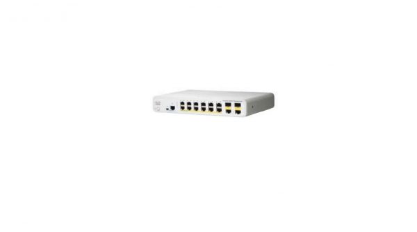 Switch zarządzalny Cisco Catalyst 2960C Switch 12 FE PoE, 2 x Dual Uplink, Lan Base 0882658452413  - Incom Group
