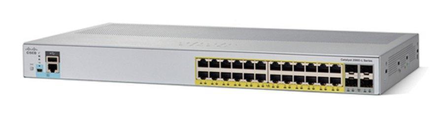  - Incom Group
 Switch zarządzalny Cisco Catalyst 2960L 24 Port 10/100/1000 PoE+ 4x SFP 