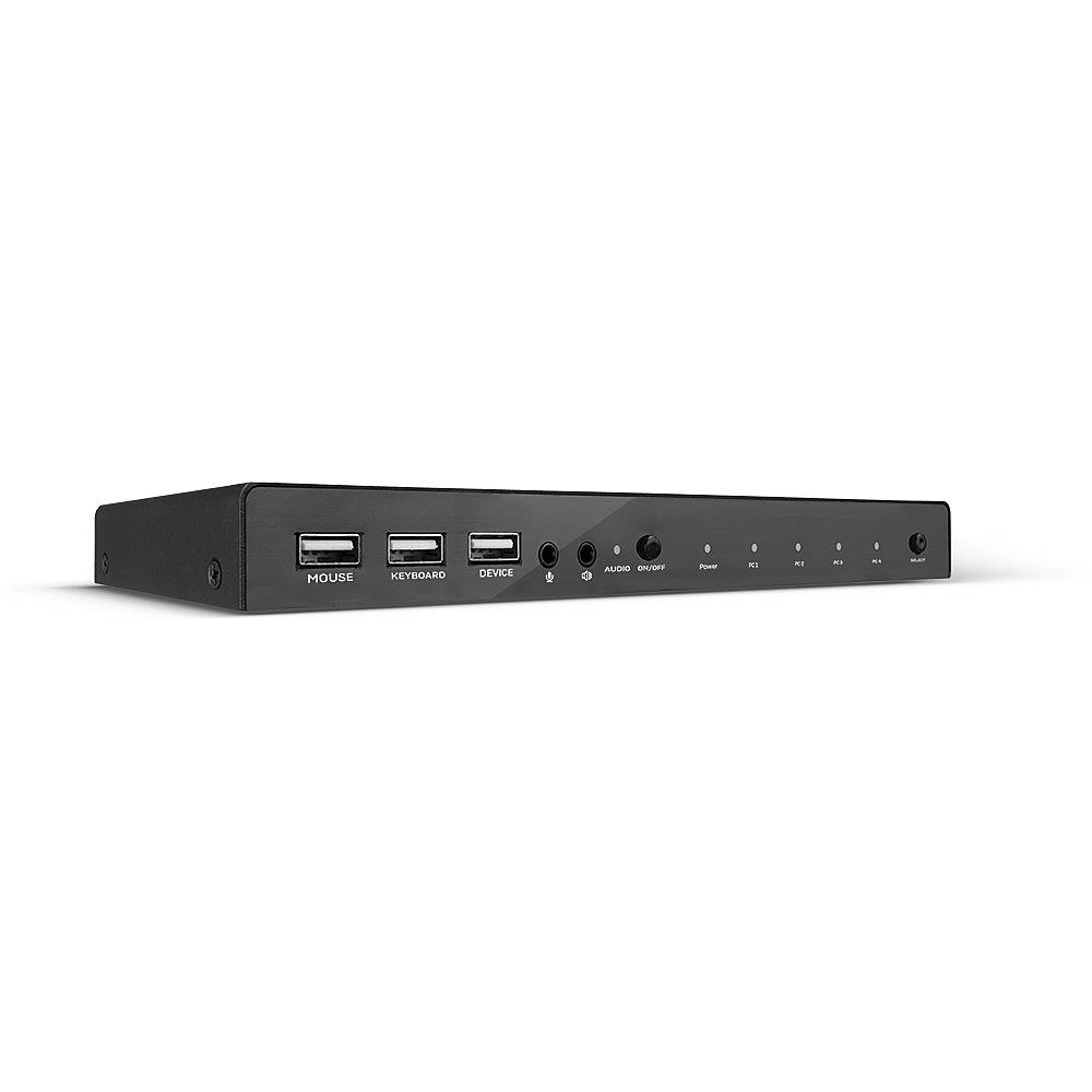  - Incom Group
 Przełącznik KVM LINDY 4-portowy HDMI 4K60, USB 2.0 i audio 4002888328104