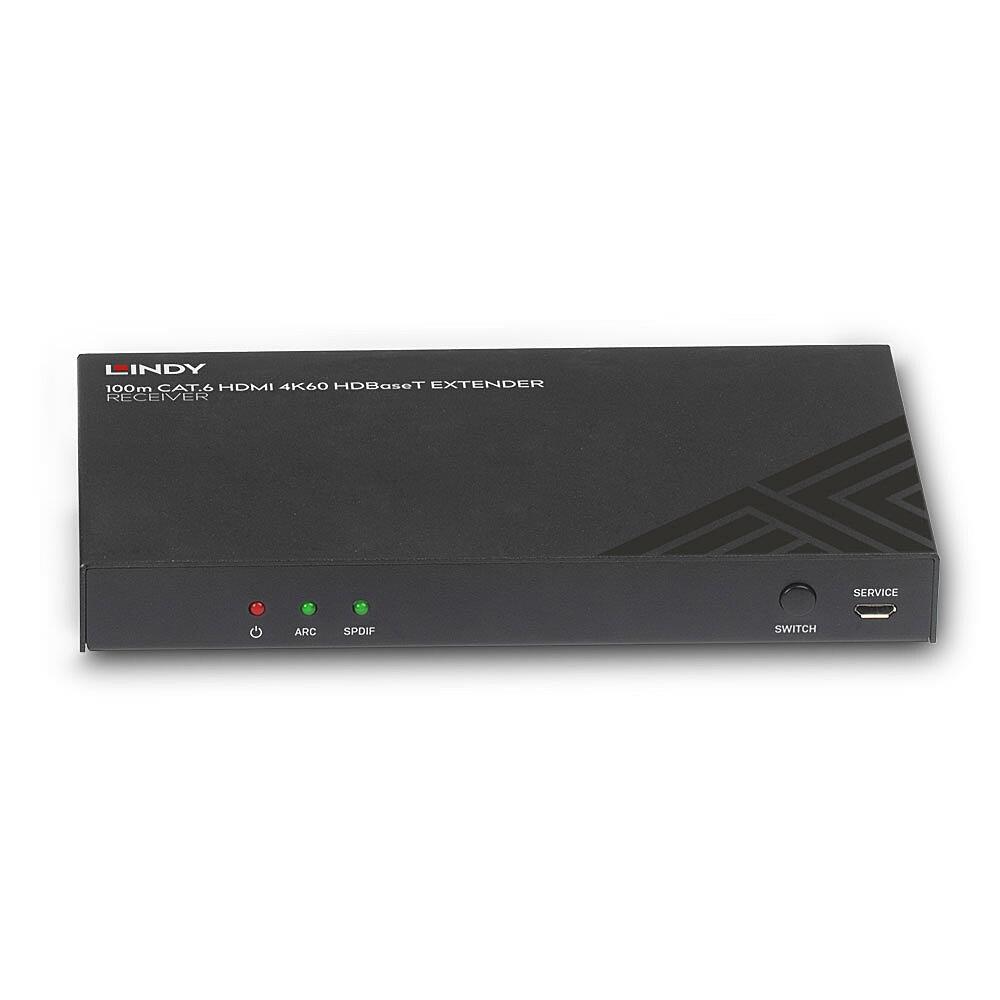  - Incom Group
 Odbiornik LINDY Cat.6 HDMI 4K60 HDMI Audio, IR & RS-232 HDBaseT,100m 4002888383424