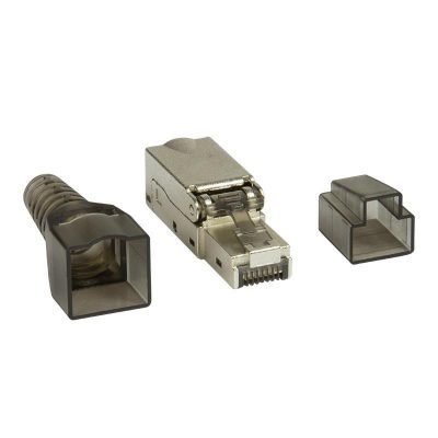  - Incom Group
 4052792045970 Wtyk RJ45 kat.6A FTP LogiLink MP0044 pozłacany styk 3µ, beznarzędziowy