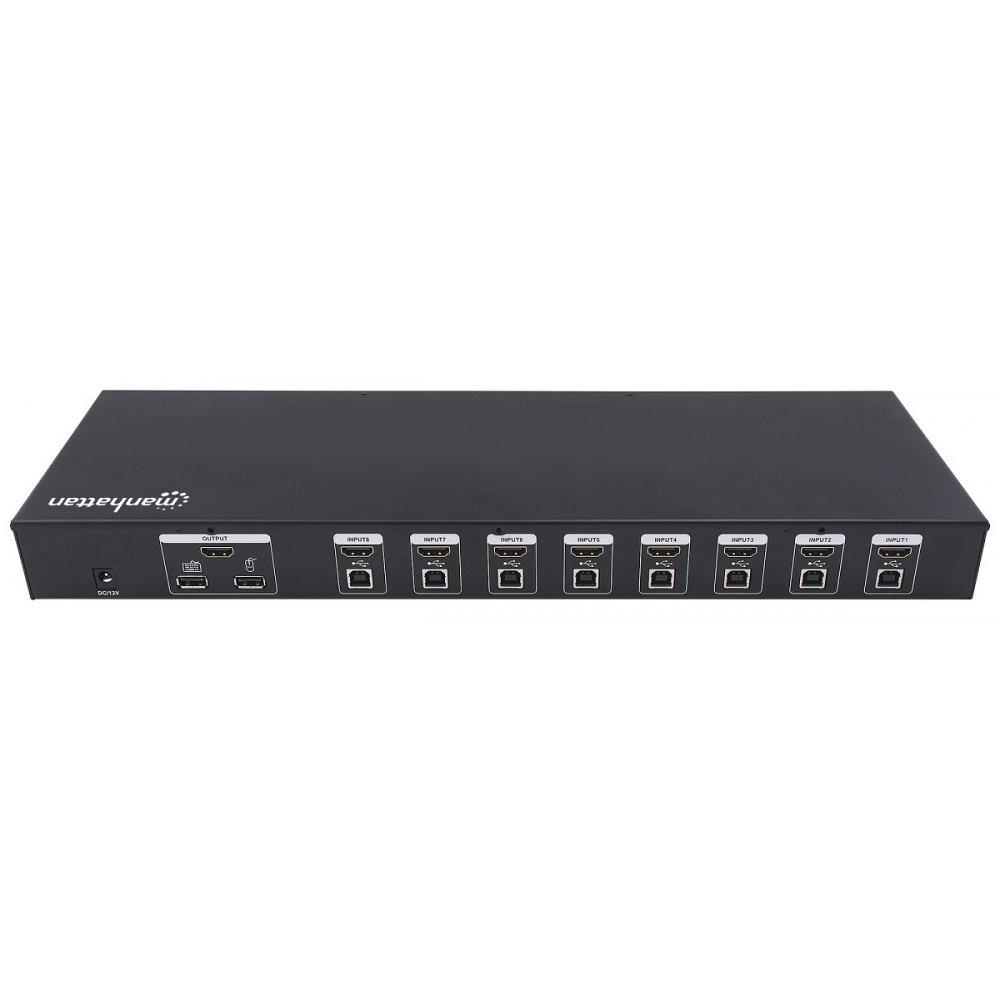  - Incom Group
 0766623152785 Przełącznik KVM Manhattan 8-portowy HDMI/USB Full HD 1080p