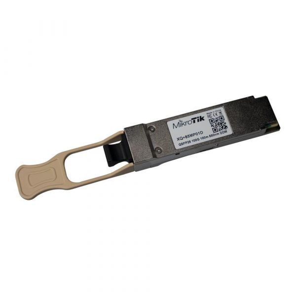  - Incom Group
 Moduł przekaźników sieciowych MikroTik XQ+85MP01D 100GbE QSFP28 