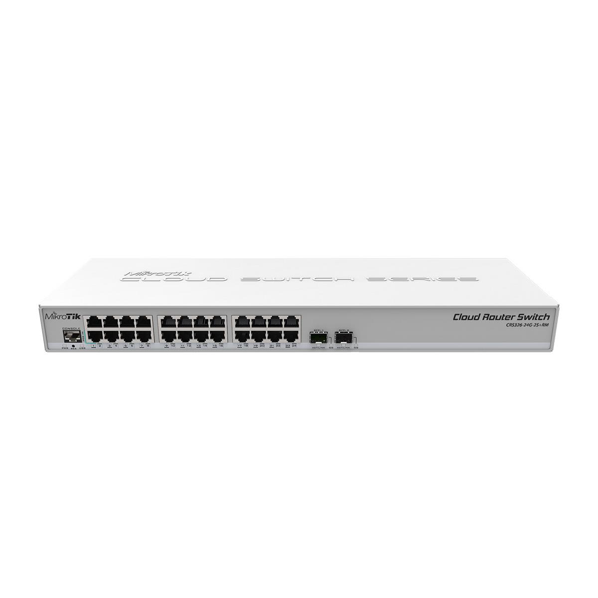 4752224002228 Switch zarządzalny MikroTik CRS328-24P-4S+RM 24x10/100/1000 RJ-45 PoE, 4x10000 SFP+  - Incom Group
