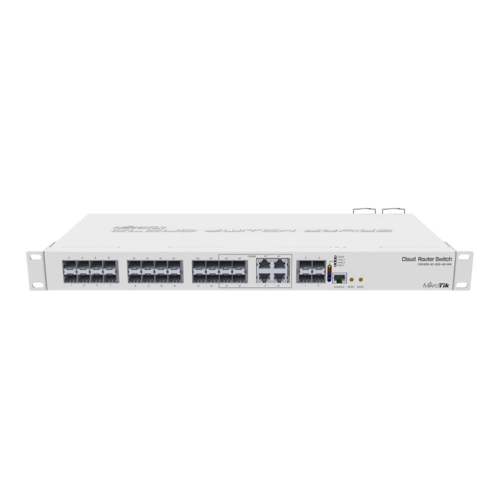 Switch zarządzalny MikroTik CRS328-4C-20S-4S+RM 20xSFP 4xSFP+ 4xCombo   - Incom Group
